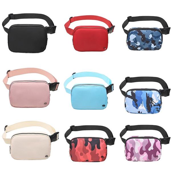 Luxus Fanny Pack Belt Back Designer Yoga Bag Bumbag LU-012 Nylon Womens Herren Outdoor Schulterkreuzbody Taille Handtasche