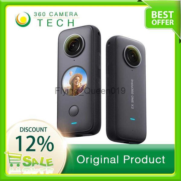 Insta360 ONE X2 Câmera de operação à prova d'água 4mgo Câmera de movimento profissional extremo Estado de fluxo estável Câmera Insta 360 Go2 HKD230828