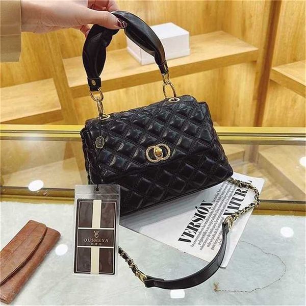 SCONTO DEL 13% Borsa 2024 Borsa del designer del nuovo lancioStyle lady red wind stile francese Ling reticolo portatile