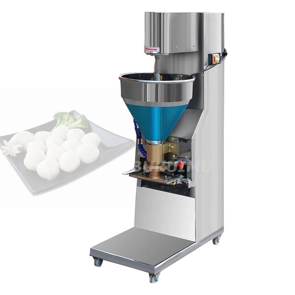 Macchina ad alto rendimento da tavolo per produrre polpette Macchina per laminazione commerciale di polpette Macchina elettrica per piccole polpette