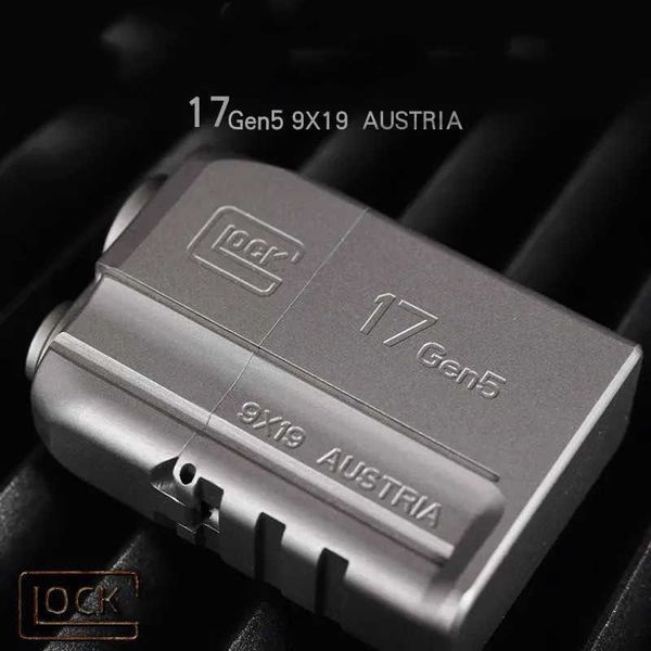 Glock 17 Titanlegierung 6,2 * 4,2 * 1,9 cm Kerosin Creative Series Personality Feuerzeuggehäuse 0SYO