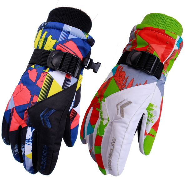 Sporthandschuhe Winter Junge Warme Ski Fäustlinge Sport Wasserdicht Kinder Mädchen Schnee Teenager Kinder Handschuh Outdoor Berg Kleinkind Kalte Fäustlinge 230828