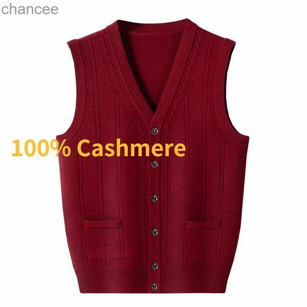 Nuovo modo di arrivo grande alta qualità 100% cashmere cardigan gilet da uomo cardigan taglia grande S M L XL 2XL 3XL 4XL 5XL HKD230828