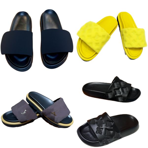 Homem designer chinelo mens torys sandália praia homem slide mulheres chinelo pele couro piscina travesseiro casal sapatos ao ar livre sexy senhoras scuffs sapatos saco de poeira original bonito