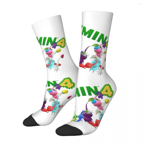 Calzini da uomo Cute Pikmin Fauna Calzino pazzo unisex invernale all'aperto Happy Street Style