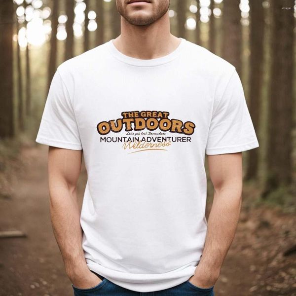 Herren-T-Shirts, bedruckte Kleidung, modisch, lässig, Cartoon-Basic-Baumwoll-T-Shirt, lustiges Buchstabenmuster, kurzärmeliges T-Shirt mit Rundhalsausschnitt.