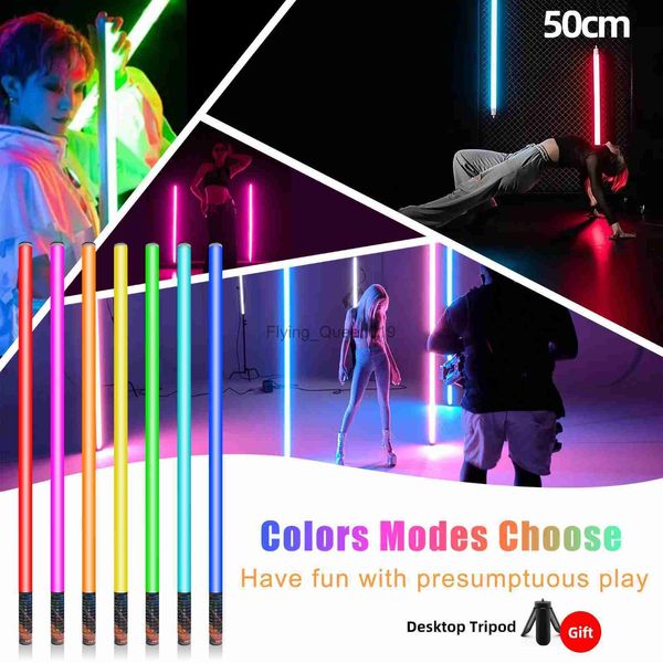 Luxceo Mood1 85cm LED RGB Işık Çubuğu Renkli Atmosfer Işıkları Lamba Fotoğraf Aydınlatma Otomobil Odası Parti Bar Dekoru HKD230828