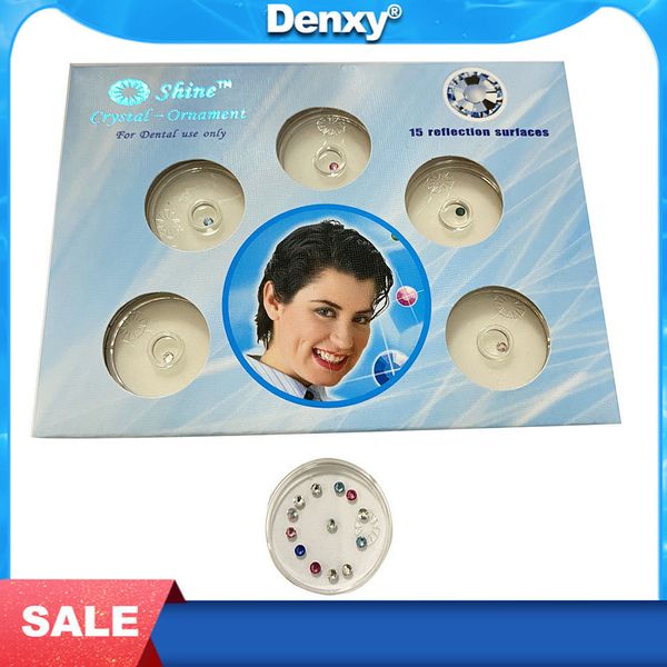 Outra higiene oral 5 caixas dental diamante dentes branqueamento gemas de dente ornamento de cristal beleza oral decoração de dentes suporte ortodôntico dental 230826