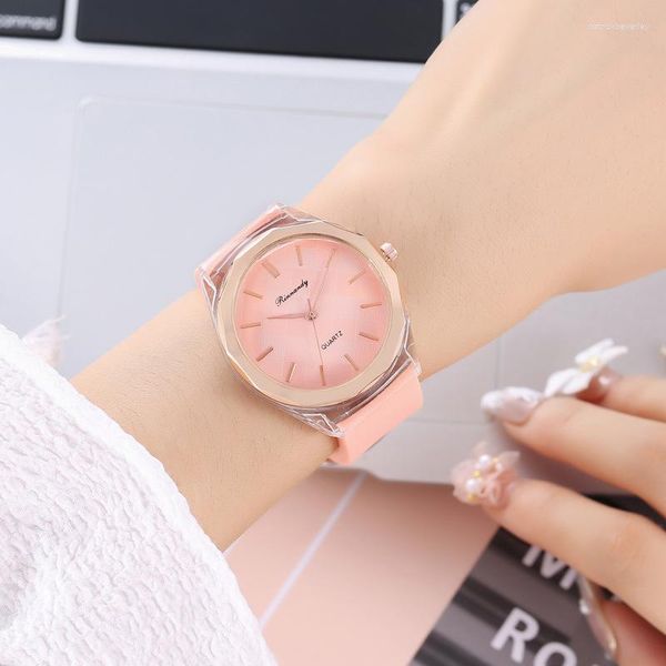 Relógios de pulso de alta qualidade casual moda feminina eco-friendly silicone quartzo relógio schoolgirl relógio clássico relogio feminino gota