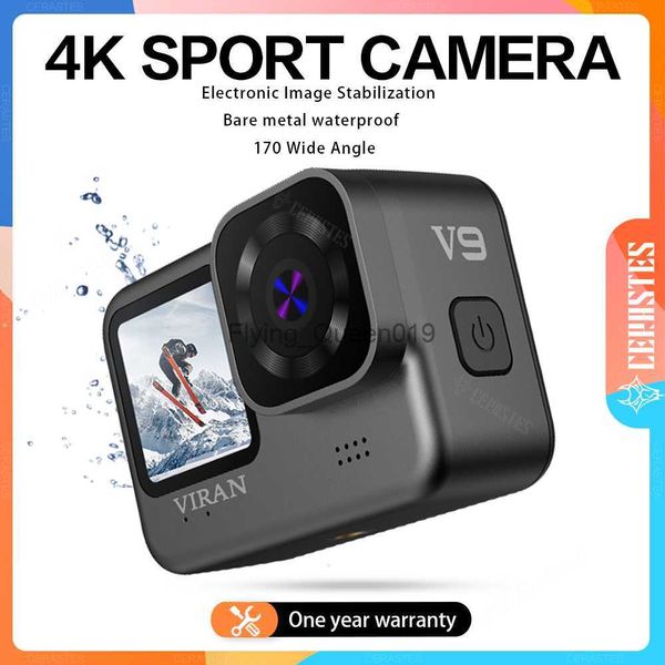 CERASTES 2023 Nuova 4K60FPS WiFi Anti-shake Action Camera Go con schermo di controllo remoto Fotocamera sportiva impermeabile registratore pro drive HKD230830