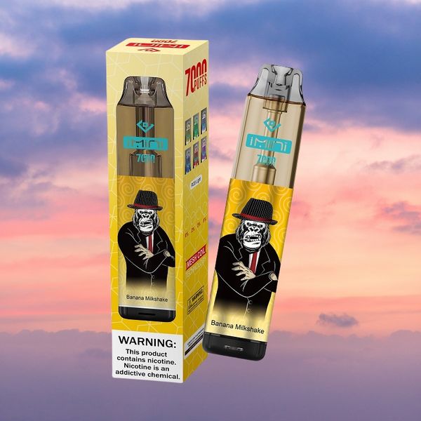 Cigarro eletrônico de cigarro da UE original imini 7000 caneta vape caneta 7k bobina de cigarro eletrônico de cigarro eletrônico bobina de malha recarregável 15ml 20 sabores dispositivo mais recente caneta de vapor