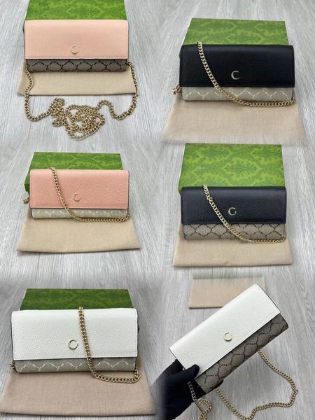 2023 Yeni Mini Taşınabilir Tasarımcı Çanta Kadınlar Vintage Deri Omuz Çantaları Moda Zinciri Crossbody Çanta Çok Fonksiyonlu Cüzdan Kart Çanta Pasaport Tutucu AAAAA