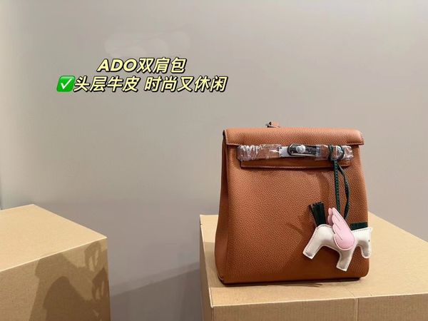 2023 nuovo strato superiore in pelle bovina ADO borsa a tracolla designer bento borsa moda donna multi-funzionale classico mini sacchetto di polvere borsa da viaggio per il tempo libero moda