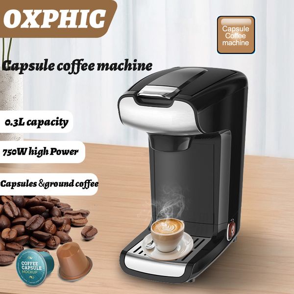 Filtri per caffè OXPHIC Macchina per caffè espresso portatile da 300 ml Macchina per caffè espresso da 750 W Macchina per caffè monodose per tazze K e macinata 230828