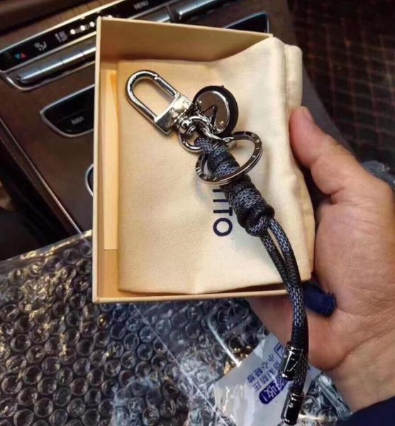 Neue klassische Freizeitmode, zwei hochwertige Seil-Schlüsselanhänger für Herren und Damen, luxuriöse klassische Schlüsselanhänger aller Art