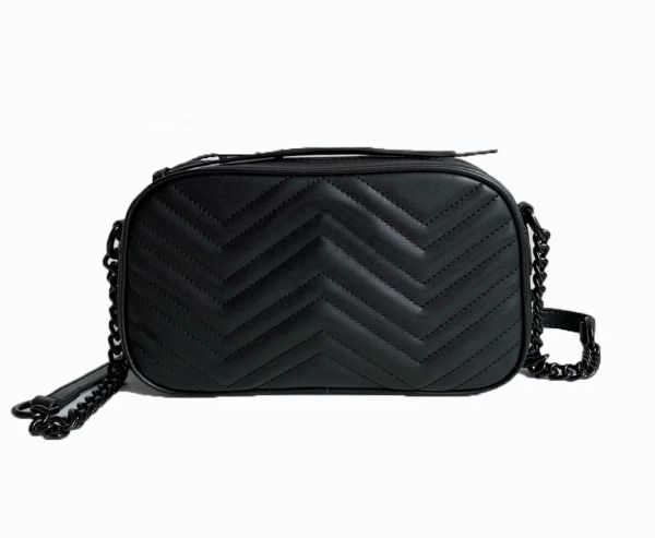 2023 Designer bolsa de ombro luxo marmont bolsas de ouro carta mulheres sacos de câmera de couro de alta qualidade mini crossbody bolsas senhoras moda embreagem