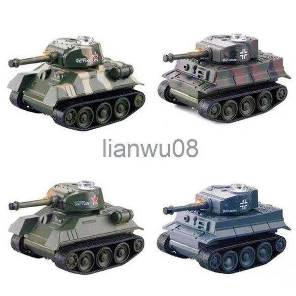 Elektrische/RC Tiere Mini RC Tank Modell Elektronische Fahrzeug Radio Control Tragbare Tasche Fernbedienung Tanks Simulation Geschenke Spielzeug für Jungen x0828