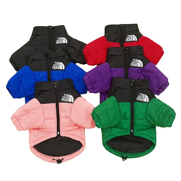 The Dog Fans Cappotto invernale per animali domestici Giacca impermeabile per cani di design per cani di taglia piccola, media e grande Addensare cappotto per cani Giacca a vento Abbigliamento invernale per cuccioli per il freddo Snowday 821