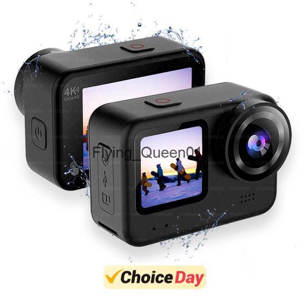 CERASTES 2023 Neue 4K60FPS WiFi Anti-Shake-Action-Kamera Go mit Fernbedienungsbildschirm Wasserdichte Sportkamera Pro Drive Recorder HKD230828 HKD230828
