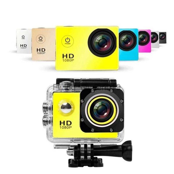 Mini Helme HD 1080P Sport Action Wasserdicht Tauchen Aufnahmekamera Full HD Cam Extreme Übung Video Recorder Camcorder HKD230828