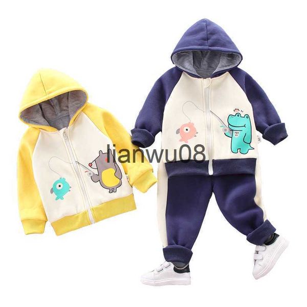 Kleidung Sets Jungen Kleidung 14 Jahre Herbst Winter Casual Kinder Kleidung Mit Kapuze Kostüm Outfit Anzug Kinder Trainingsanzug Für Mädchen Kleidung Sets x0828