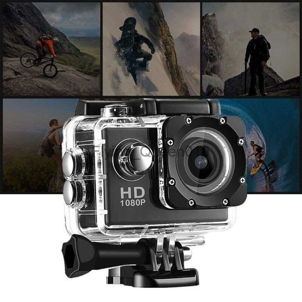 Mini Helme HD 1080P Sport Action Wasserdicht Tauchen Aufnahmekamera Full HD Cam Extreme Übung Video Recorder Camcorder LST230830