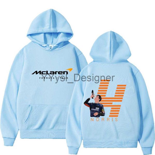 Erkek Hoodies Sweatshirts Erkek Hoodies F1 McLaren Takım Hayranları Kış Formül One Racer Lando Norris Hoodie Takım Menwomen Büyük Boy Hoodies Giyim T221114 X08