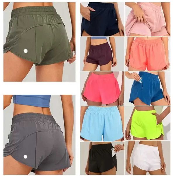 Marca das mulheres roupas de yoga cintura alta shorts calças curtas fitness wear meninas correndo elástico adulto roupas esportivas jeans