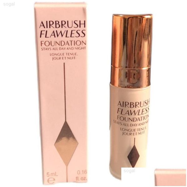 Base Airbrush Flawless 5Ml Mini Travel Size 1/4 Neutro Matte Finish Longwear Fl Erage Hidratado Líquido Face Drop Delivery H Dhkgl