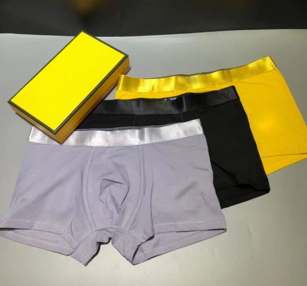 Designer-Marken-Damen-Boxershorts, Herren-Unterhose, 100 % Baumwolle, atmungsaktiv, 3 Stück/Box, sexy, bequem, süßes Paar