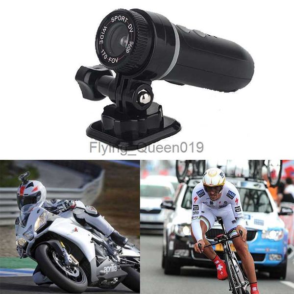 DV50 Action Camera HD 960P Videocamera per casco da motociclista per bici Sport all'aria aperta DV Video Registratore impermeabile Dash Cam per bicicletta da auto HKD230828