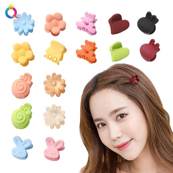 10pcs/lot mini Korean Fashion Kawaii маленький милый симпатичный зажим для прикрепления конфеты Mini Hair Claw Kid