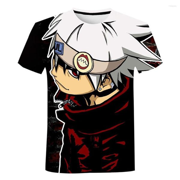 Homens Camisetas Soul Eater Camisetas Anime Manga 3D Impressão Streetwear Homens Mulheres Moda Casual Camisa Oversized Harajuku Crianças Tees Tops Roupas