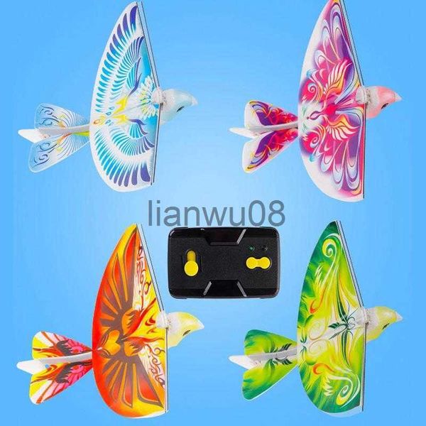 Электрические/RC животные 360 градусов 24 ГГц Летающие RC Bird Toy Flying Birds Mini RC Drone Toys пульт дистанционного управления мини -ebird Rechardable Toys Gire x0828