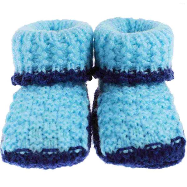 Sandalen Baby Booties Säuglingsschuhe Häkeln Geboren Stricken Für Garnbedarf Gestrickt Warm Schön