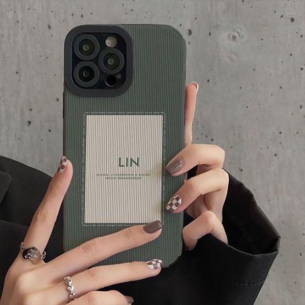 Дизайнерские чехлы для iPhone Green Fashion Phonecase для iPhone 14 Pro Max 13 PROMAX 12 11 Plus Lext Phone Case Case Luxury Shockper Cover 238285C