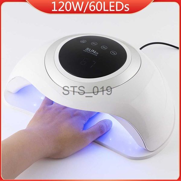 Tırnak Kurutucuları Yeni 120W Y3 UV LED LAMBA TIP TRICER UV Jel Oje Oje Light Işık Büyük Alan İki Elli Lamba Profesyonel Manikür Araçları X0828