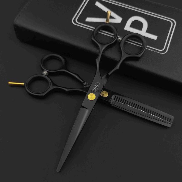 Schere Schere 55'' 440c Edelstahl Scissor Professionelle Friseure Haar Schere Haar Schneiden Salon Friseur Effilierschere Set x0829