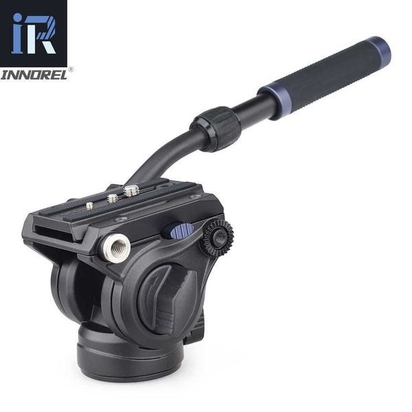 MT70 Video Kamera Tripod Hızlı Flip Toka Sıvı Panoramik Yarım Top Kasası Monopod Dijital DSLR kamera için Stand Taban