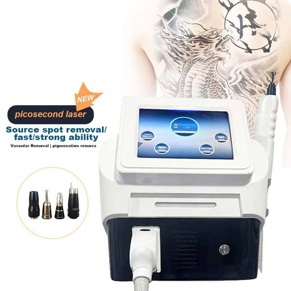 NEU ND YAG Lasermaschine Tattoo Entfernung q Umgestaltete Hautverjüngung tragbarer Salon Home verwenden