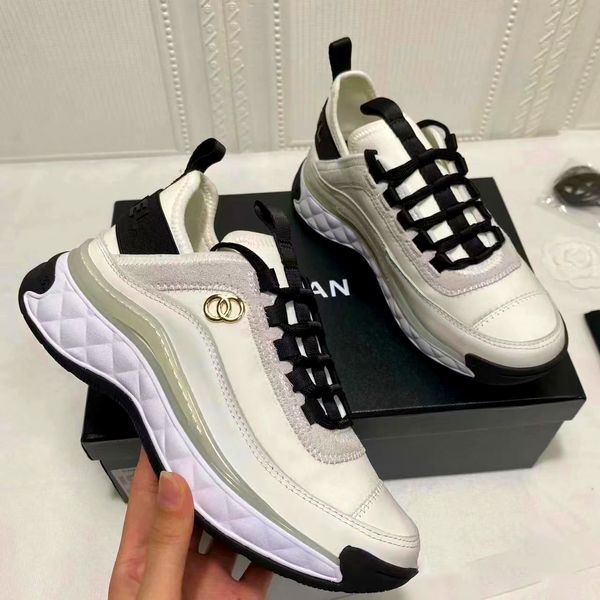 verão novos treinadores designer mulher homem sapatos esportivos geléia flatform tecido camurça bezerro rendas até tênis branco 35-42 tamanho com caixa e saco de pó frete grátis