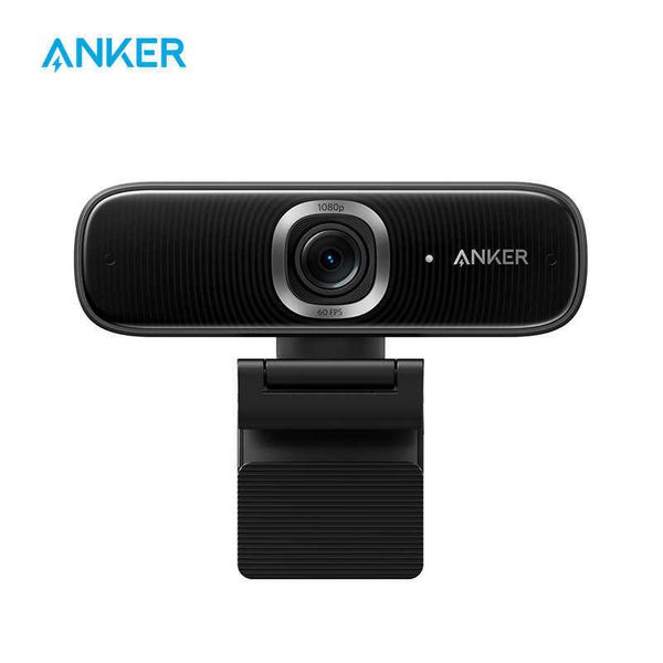 Anker PowerConf C300 Smart Full HD Webcam Enquadramento Autofoco Webcam Mini câmera 1080p com microfones com cancelamento de ruído HKD230825 HKD230828 HKD230828