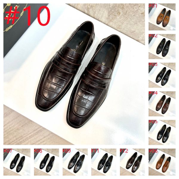 Hochwertiger, originaler 1:1-Partyschuh für Herren, eleganter Coiffeur-Designer-Loafer, italienische Mode, Herrenschuhe, Hochzeitskleid-Schuhe, formelle Herren-Luxusmarken