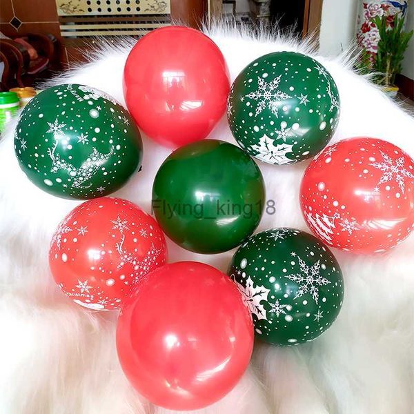 10-20pcs Noel Baba Noel Ağacı Lateks Balon Mutlu Noeller Dekorasyon Parti Baloons Çocuk Kutlu Olsun Mutlu Yıllar Globos Festival Malzemeleri HKD230829