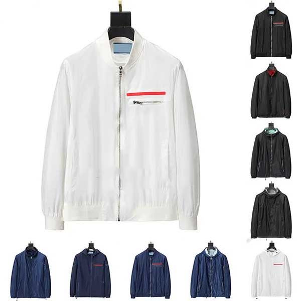 Tasarımcılar Erkek Ceket Lüksler Hoodie Fashion Coats Tasarımcı Yeni Stil Mektup Kırmızı Çizgili Ceket Erkekleri Rüzgar Yem Kış Paltosu Açık Sokak Giyim M-XXXL D01