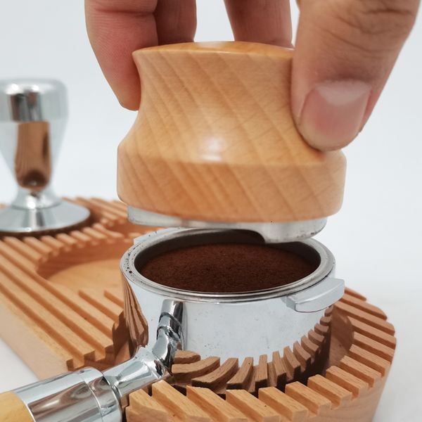 TAMPERS 51mm Terpon Espresso 5m Paslanmaz Çelik 58mm Ayarlanabilir 3 Açılı Hammer Kahve Aksesuarları Aracı Portafilter 230829