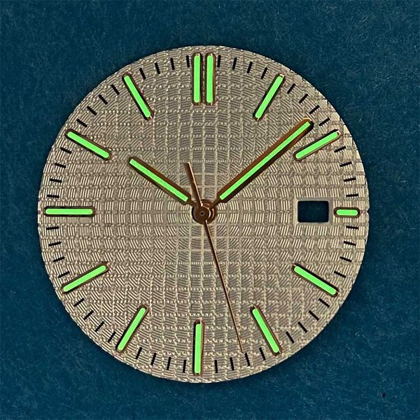 Altri orologi Quadrante verde luminoso da 31,8 mm per orologio Mingzhu 2813/8215 Movimento Quadranti con calendario singolo con lancette dell'orologio Accessori 230829