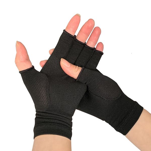 Mitaines 1 paire de gants d'arthrite à pression poignet ténosynovite soulagement de la douleur crème solaire femme pêche équitation demi antiultraviolet 230828