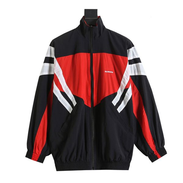 Mens Jaquetas Marca Original Homens e Mulheres Casual Patchwork Carta Bordado Windbreaker Primavera Casaco de Luxo Unissex Jaqueta Esportiva de Alta Qualidade 230829