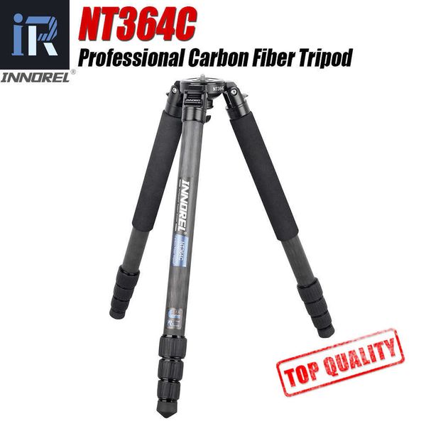 NT364C DSLR Kamera Video için Profesyonel Karbon Fiber Kase Tripod Kamera Kamera Ağır Dermi 25kg Maks.